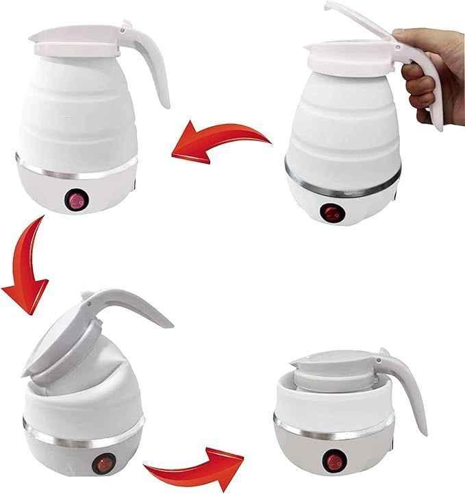Foldable Electric Kettle for Travel and Home Use - Portable and Convenient
